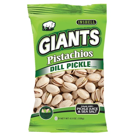 Giant Snack Giants Pistachios Dill Pickle 4.5 oz., PK8 51650